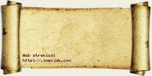 Jovana Žirović vizit kartica